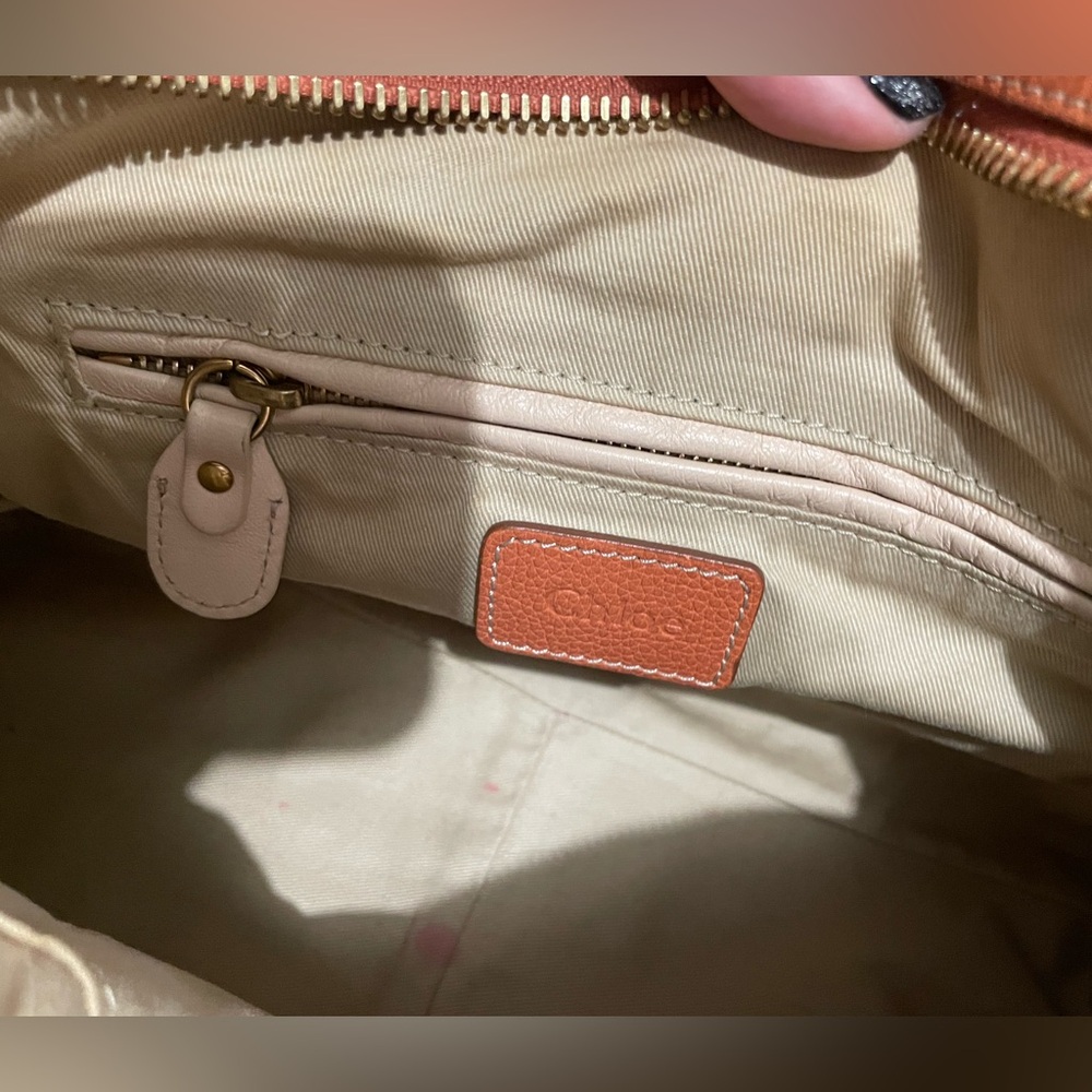 Chloe Burnt Orange Medium Paraty Bag 🧡 - Picture 11 of 16